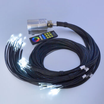 Glasfaser Sauna-Sternenhimmel RGBW LED 40 Glasfasern